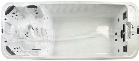 Swim Spa 18 ft Dual Zone Top View